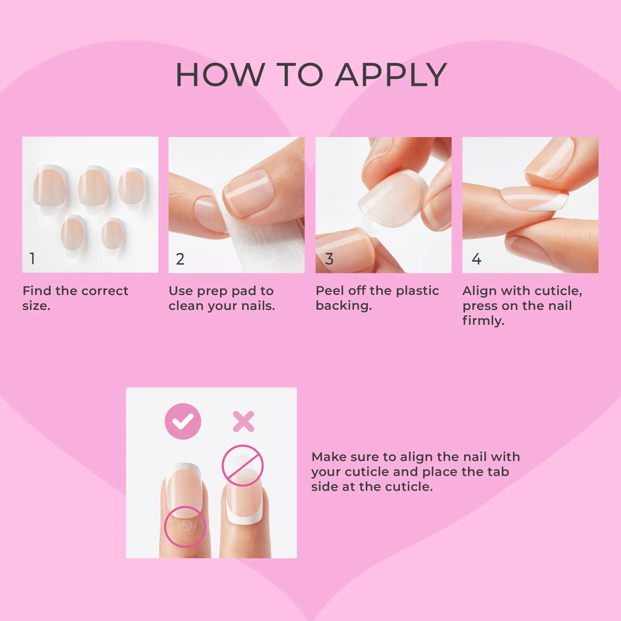 Impress Design Press on Nails - Lover